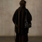 Wool blend loose-fit batwing silhouette jacket | 2 color