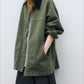 100% cotton barn-style mid-length jacket | 2 color