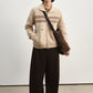 Wool jacquard pattern peter pan collar cardigan | 2 color