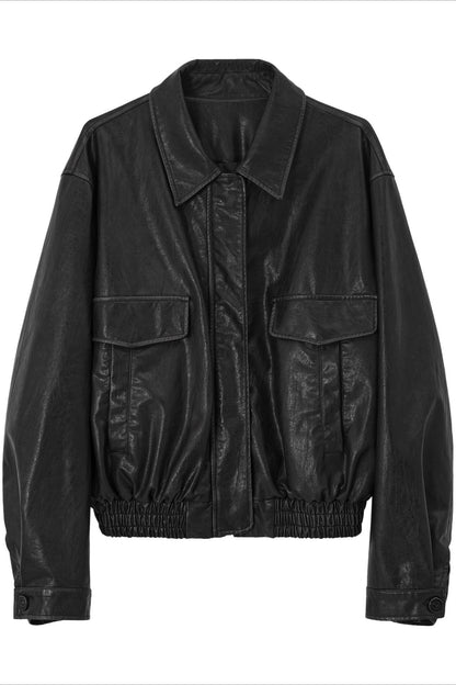 Modern touch stylish PU jacket | 3 color