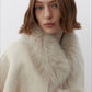 Fox fur fluffy soft touch scarf | 3 color