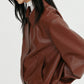 Cool edge vintage-style PU jacket | 2 color