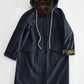 Color-block loose-fit barn style trench coat | 2 color