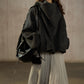Wool-silk-angora double-faced jacket scarf collar | 4 color
