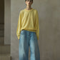 Wool blend classic round neck sweater | 6 color