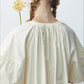 100% cotton bubble sleeves relaxed-fit dress | 4 color