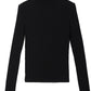 Cotton blend sleek high neck knitwear | 4 color