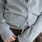 100% wool classic fit knit cardigan | 4 color