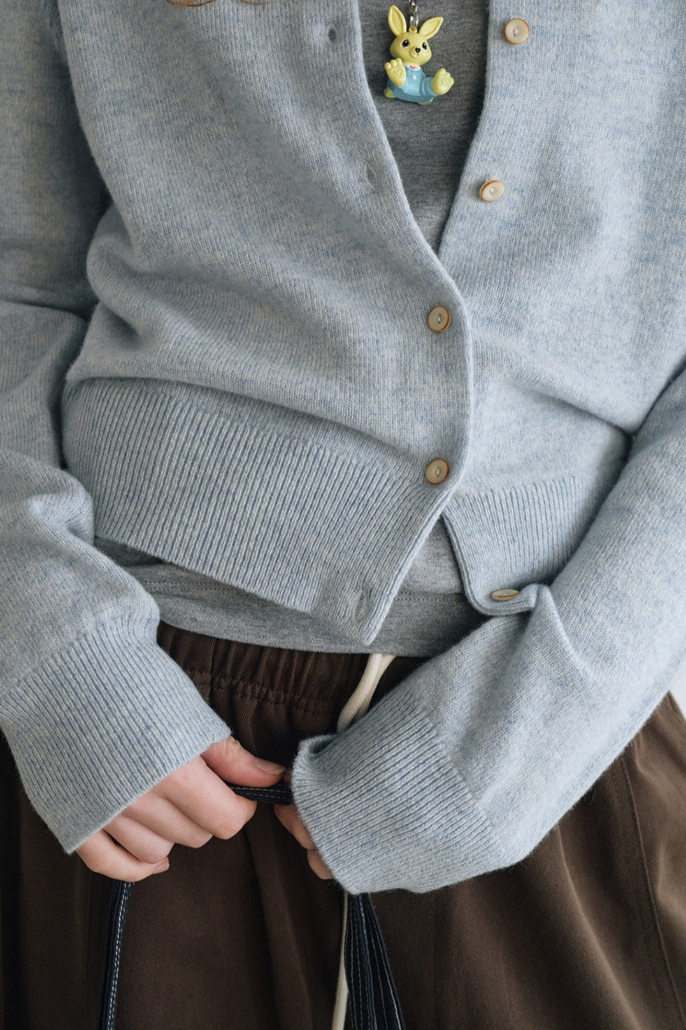 100% wool classic fit knit cardigan | 4 color