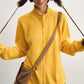 Wool blend slouchy fit dual-zip cardigan | 8 color