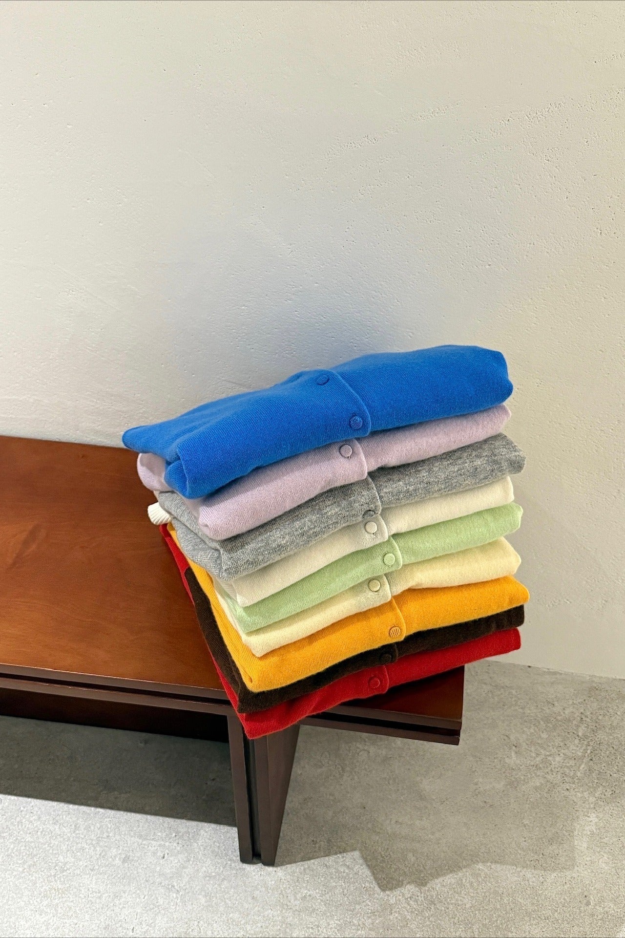 100% wool basic soft cardigan | 10 color
