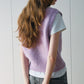 Alpaca blend minimalist cropped vest | 4 color