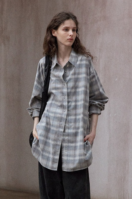 100% cotton oversized-fit corduroy shirt