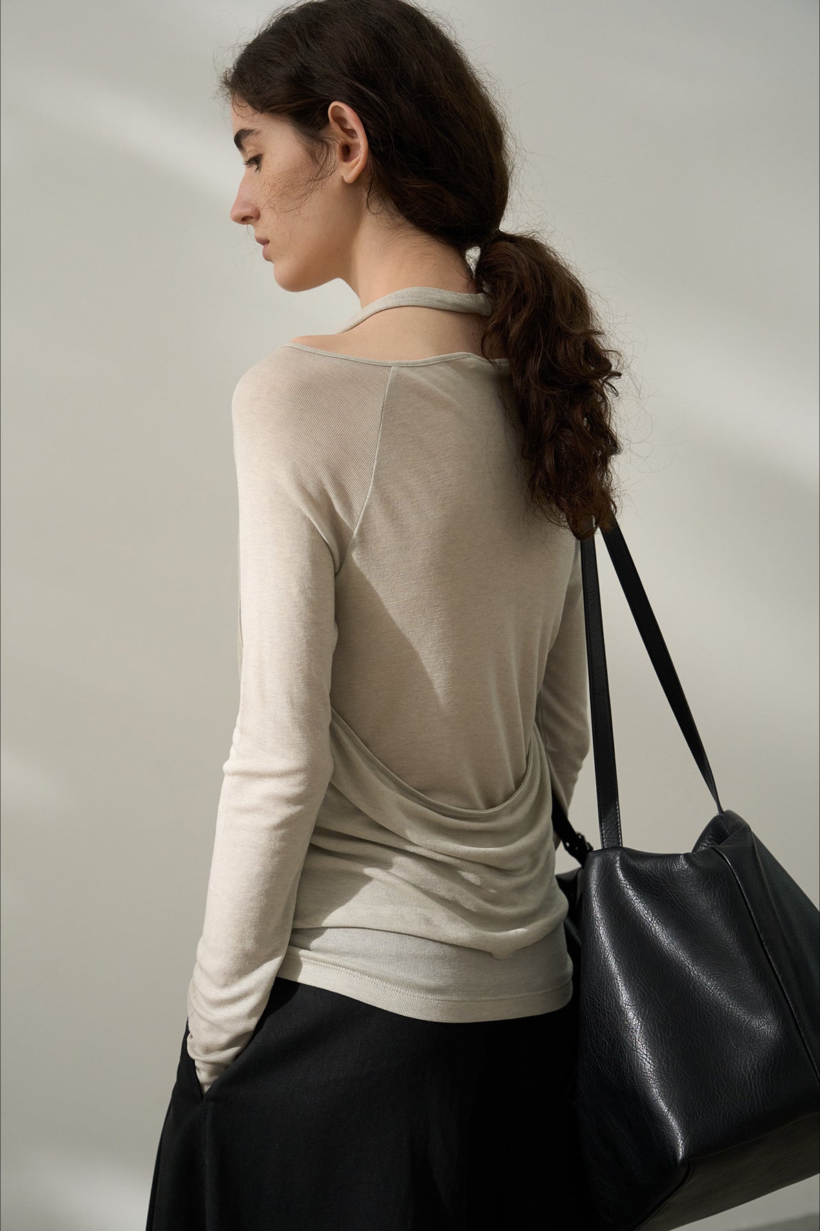 Wool containing soft two-piece knitwear | 6 color