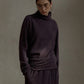 Sculptural loop-fleece top | 4 color
