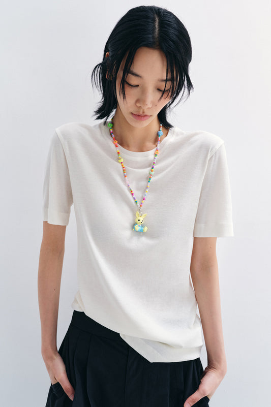 100% cotton semi sheer soft T-shirt | 4 color