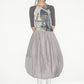 Cotton blend balloon silhouette airy skirt | 3 color