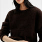 Wool blend soft and cozy long hair sweater | 4 color