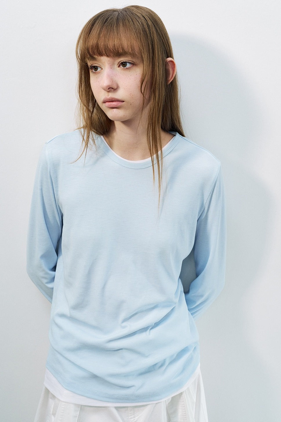 Lyocell-blend breath-ease loose T-shirt | 4 color