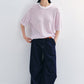 Relaxed-fit striped loose T-shirt | 4 color