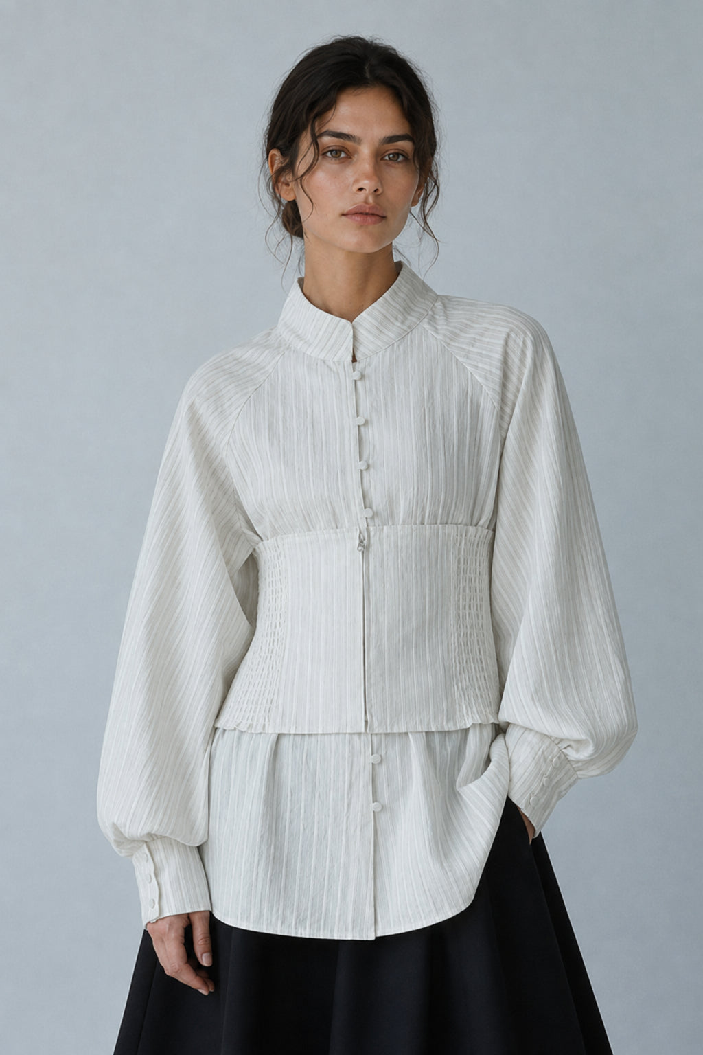 100% cotton two ways shirt