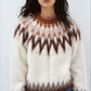 Alpaca wool blend vintage pullover sweater | 3 color