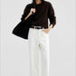 Wool blend soft and cozy long hair sweater | 4 color