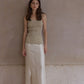Viscose blend gentle skirt | 4 color