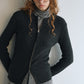 100% wool snug fit dual zipper cardigan | 5 color