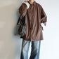 Easygoing minimalist style mid-length trench coat | 3 color