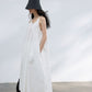 Cotton blend soft sling dress | 4 color