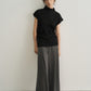 Lyocell blend brushed textured wide leg pants | 5 color