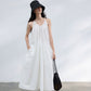 Cotton blend soft sling dress | 4 color