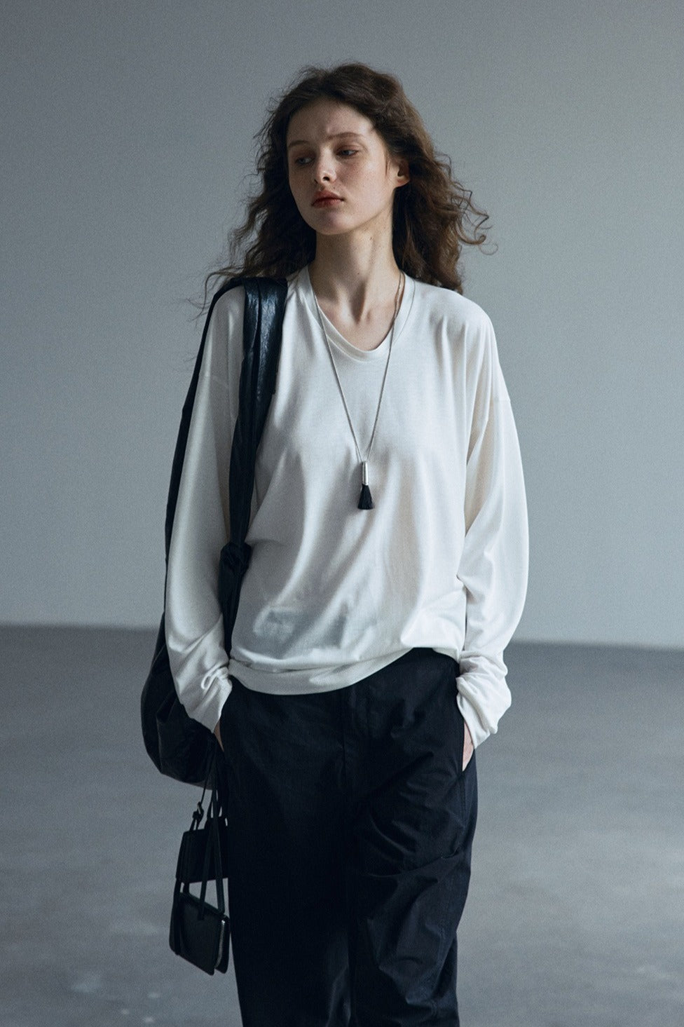 Camiseta extragrande suave de mezcla de lyocell | 4 colores