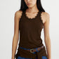 High elastic modal blend relaxed fit sling and t-shirt set | 3 color