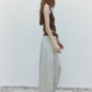 Lyocell-cotton lantern shape relaxed-fit pants | 6 color