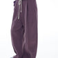 Sickle shaped wide-leg casual pants | 3 color