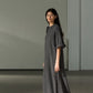 Ultra-relaxed oversized wool-yark dress | 4 color