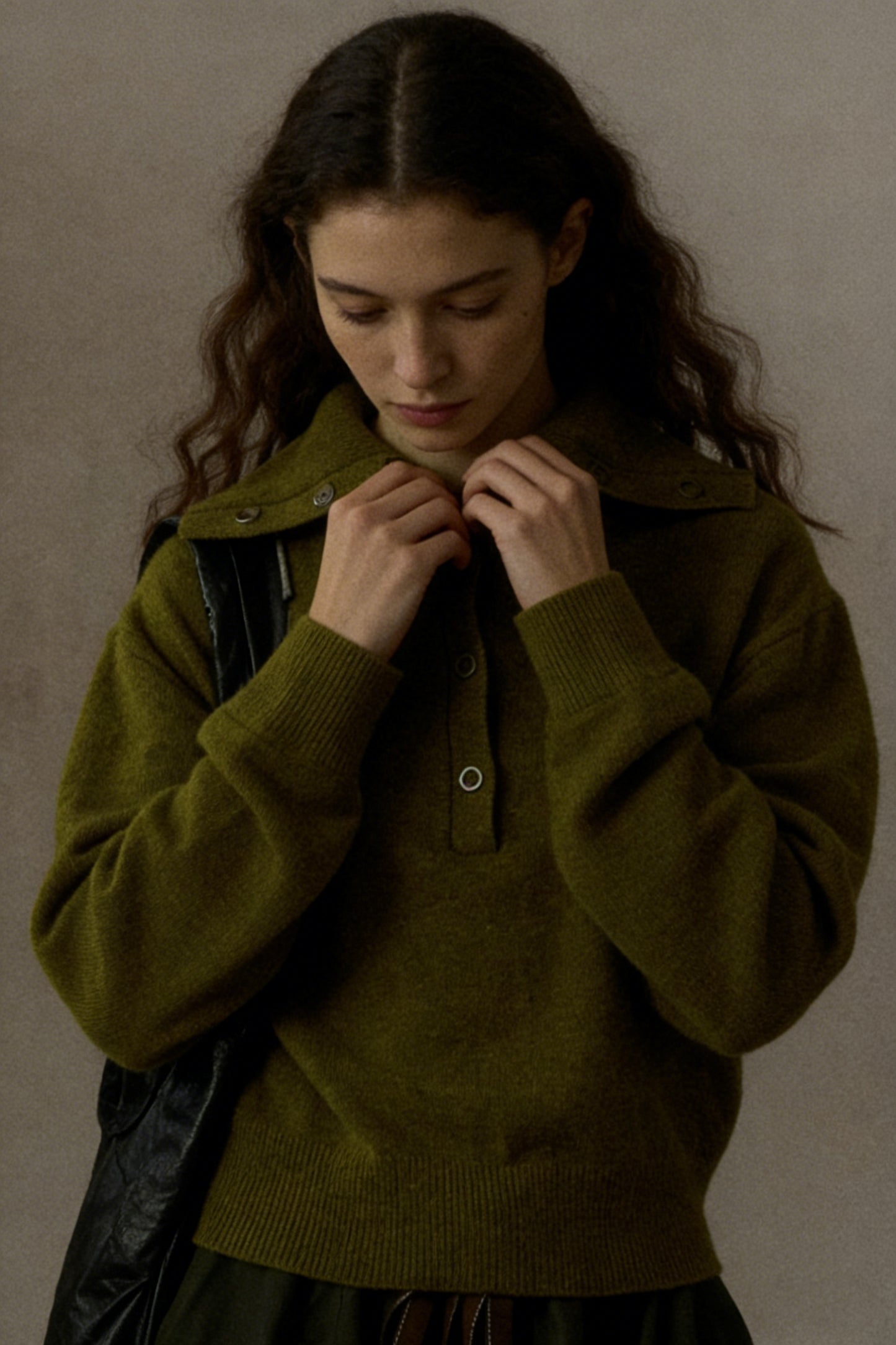 100% wool turtleneck warm sweater | 2 color