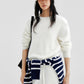 Wool blend soft and cozy long hair sweater | 4 color