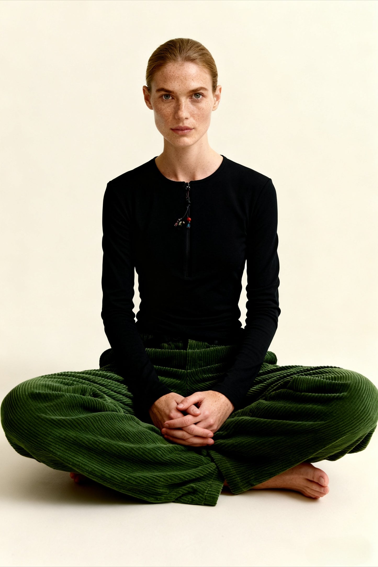 Wool blend soft fit base knitwear | 2 color