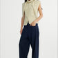 Wool containing lightweight soft knit top and scarf | 3 color
