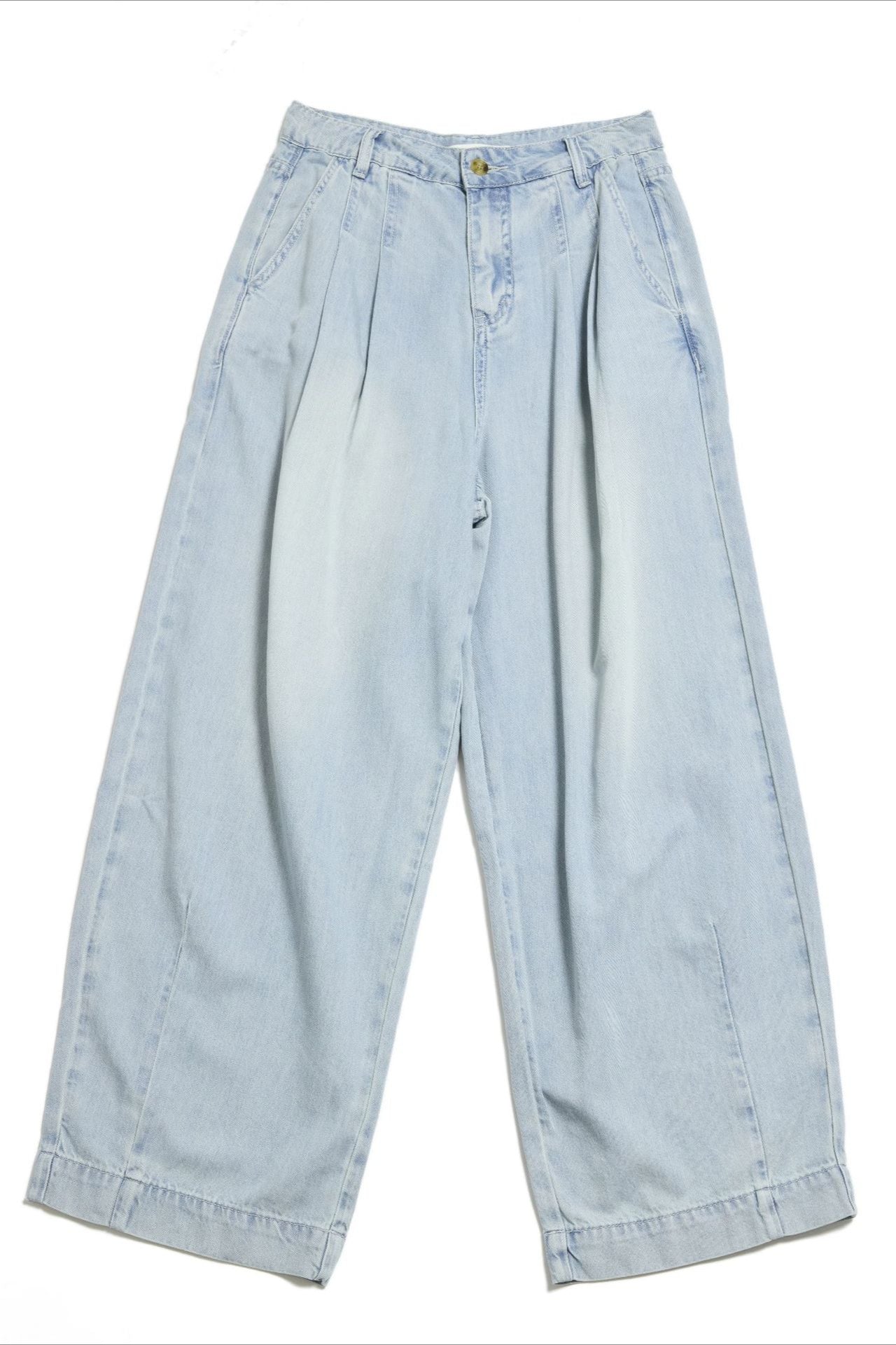 Cotton blend soft and drape banana jeans | 2 color