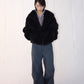 Faux fur cropped plush jacket | 2 color