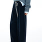 Sickle shaped wide-leg casual pants | 3 color
