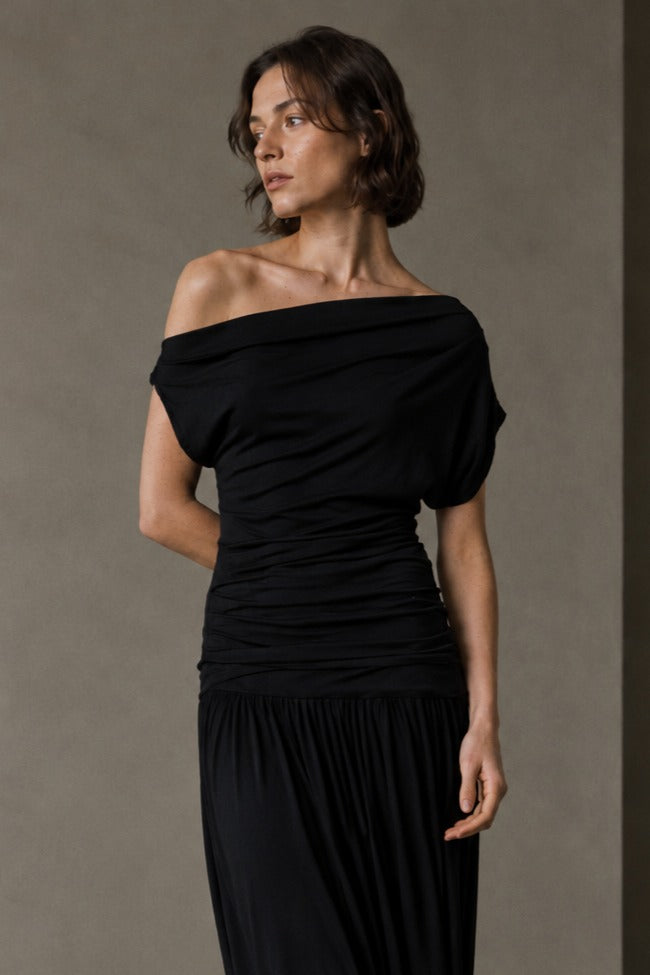 Lyocell-blend stretch top | 3 color