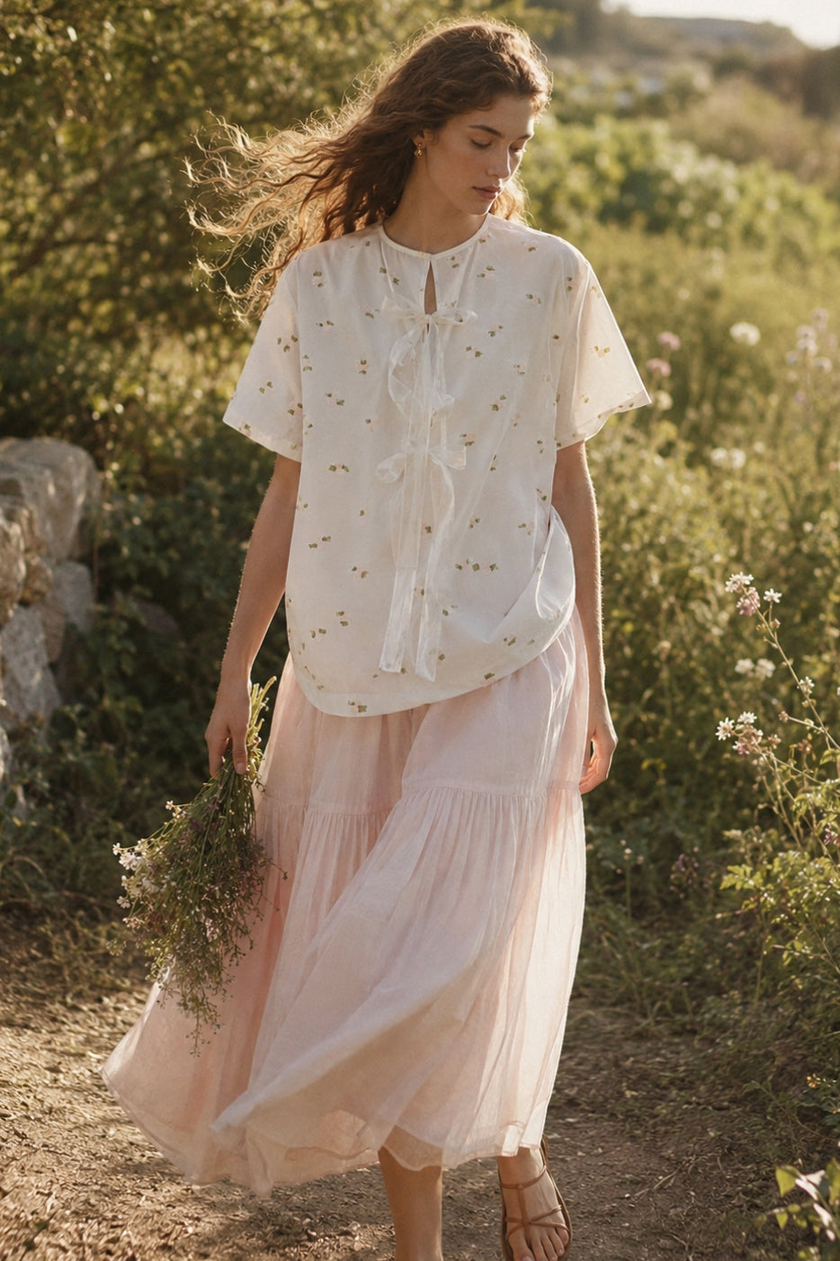 Lightweight Embroidered blouse