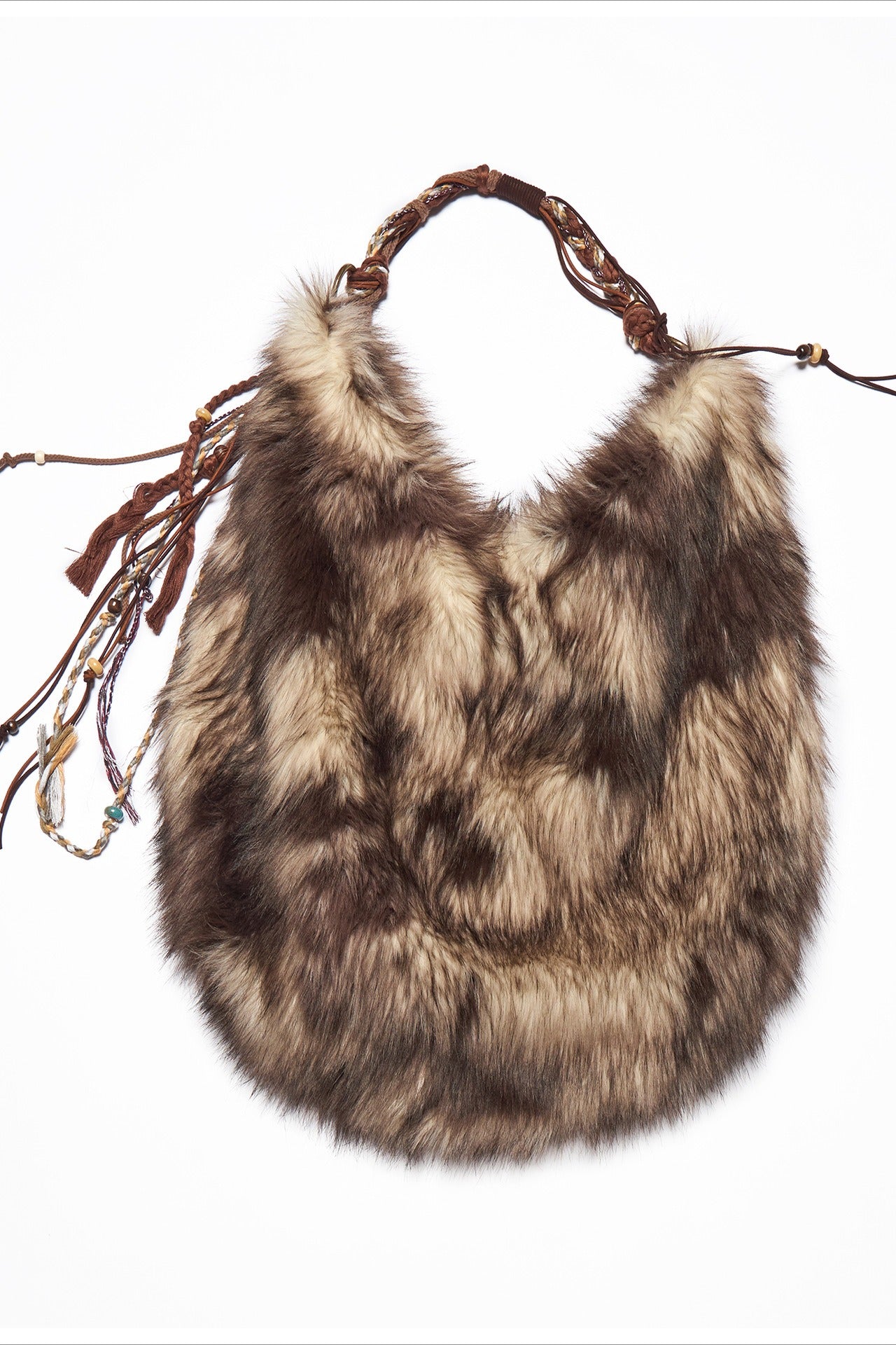 Faux fur wanderlust vibe big bag | 2 color