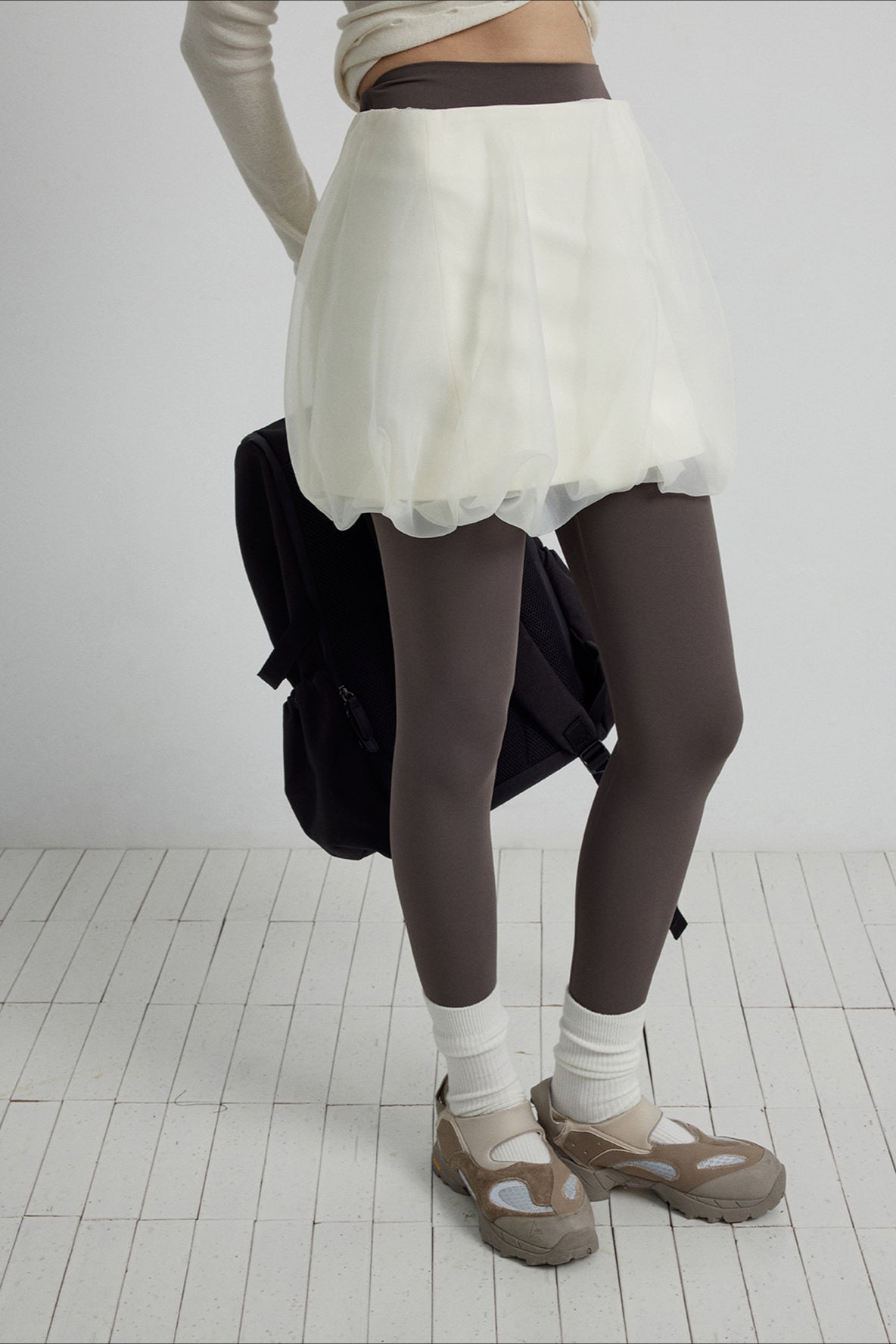 Organdy bud style skirt | 2 color