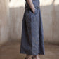 Irregular design puffed striped bud-like skirt | 2 color